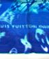 中古・古着 LOUIS VUITTON (ルイ ヴィトン) シルクスカーフ ブルー：15800円