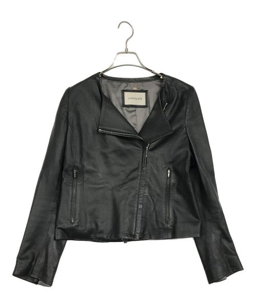 La TOTALITE（ラ ト―タリテ）La TOTALITE (ラトータリテ) ライダースジャケット ブラック サイズ:SIZE 36の古着・服飾アイテム