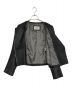 La TOTALITE (ラトータリテ) ライダースジャケット ブラック サイズ:SIZE 36：5800円