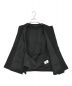 PEELSLOWLY (ピールスローリー) ノーカラージャケット ブラック サイズ:SIZE 0：4800円