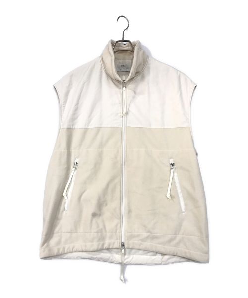 PHEENY（フィーニー）PHEENY (フィーニー) Product Twelve (プロダクトトゥエルブ) Primaloft fleece cocoon vest ホワイト サイズ:SIZE 3の古着・服飾アイテム