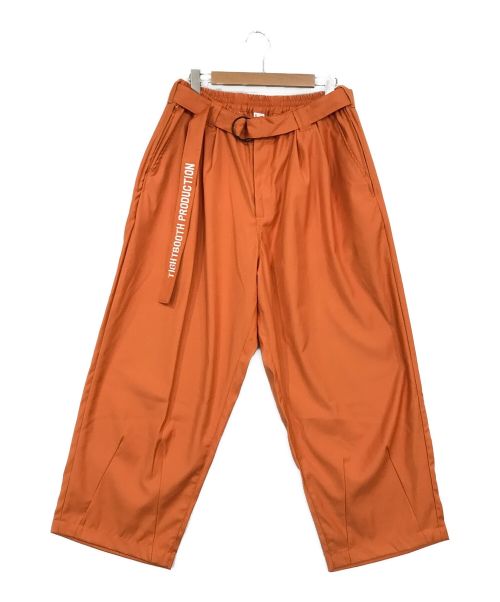 TIGHTBOOTH PRODUCTION（タイトブースプロダクション）TIGHTBOOTH PRODUCTION (タイトブースプロダクション) BAGGY SLACKS オレンジ サイズ:SIZE　XLの古着・服飾アイテム