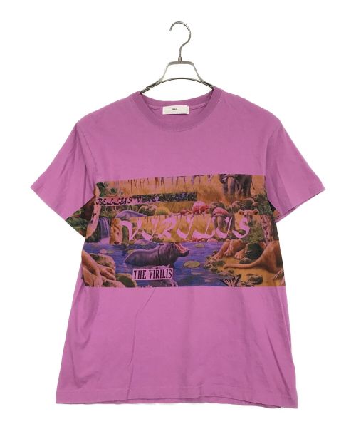 TOGA VIRILIS（トーガ ビリリース）TOGA VIRILIS (トーガ ビリリース) フォトプリントTシャツ パープル サイズ:SIZE 44の古着・服飾アイテム