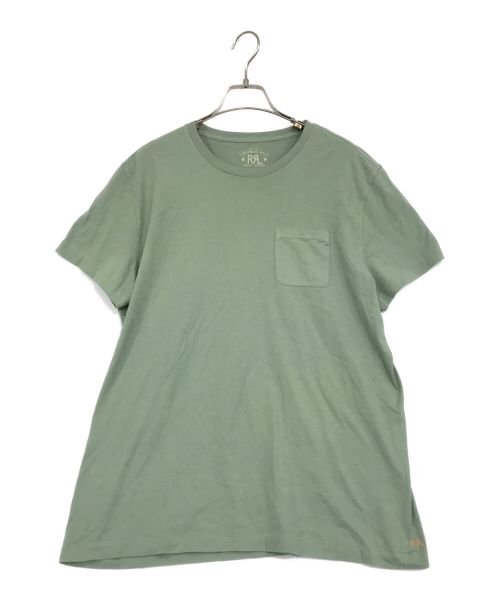 RRL（ダブルアールエル）RRL (ダブルアールエル) ポケットTシャツ グリーン サイズ:SIZE　Mの古着・服飾アイテム