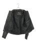 EEZAN (イーザン) シングルレザージャケット ブラック サイズ:SIZE　38：7800円