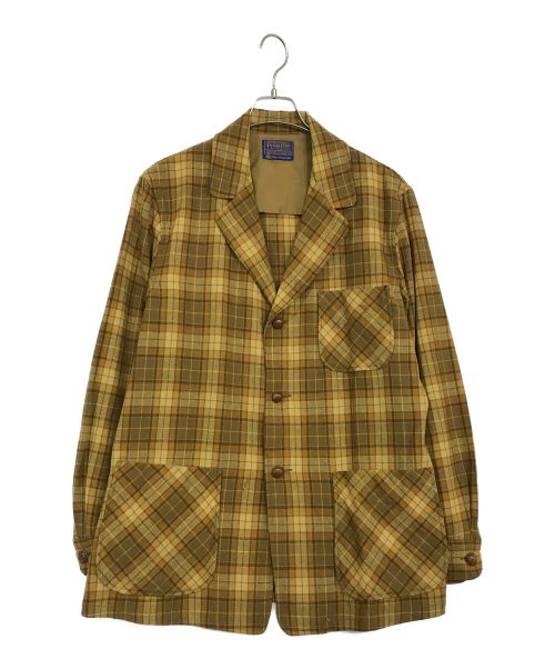 PENDLETON（ペンドルトン）PENDLETON (ペンドルトン) シャツジャケット イエロー サイズ:SIZE Mの古着・服飾アイテム