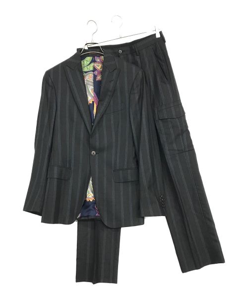 ETRO（エトロ）ETRO (エトロ) セットアップスーツ ブラック サイズ:SIZE 46の古着・服飾アイテム
