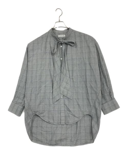 BALENCIAGA（バレンシアガ）BALENCIAGA (バレンシアガ) ニュースウィングチェックシャツ グレー サイズ:SIZE　32の古着・服飾アイテム