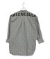 BALENCIAGA (バレンシアガ) ニュースウィングチェックシャツ グレー サイズ:SIZE　32：28000円