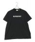BURBERRY（バーバリー）の古着「ロゴTシャツ」｜ブラック