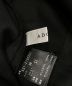 中古・古着 ADORE (アドーア) バイカラーメロースカート ブラック サイズ:SIZE　36：9800円
