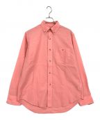 BROWN by 2-tacsブラウンバイツータックス）の古着「ボタンダウンシャツ」｜ピンク