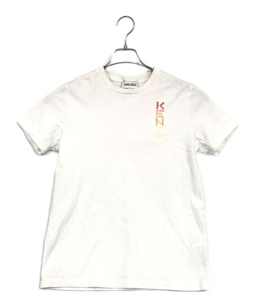 KENZO（ケンゾー）KENZO (ケンゾー) ロゴ刺繍Tシャツ ホワイト サイズ:SIZE　XSの古着・服飾アイテム