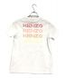 KENZO (ケンゾー) ロゴ刺繍Tシャツ ホワイト サイズ:SIZE　XS：4800円