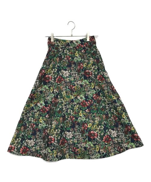 Sov.（ソブ）Sov. (ソブ) フラワーツイードスカート ネイビー サイズ:SIZE 36の古着・服飾アイテム
