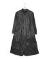 K.T KIYOKO TAKASE（ケーティー キヨコタカセ）の古着「箔コーティング シャツ羽織」｜ブラック