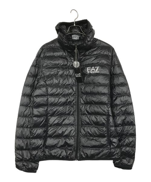 EA7（イーエーセブン）EA7 (イーエーセブン) ダウンジャケット ブラック サイズ:SIZE　Lの古着・服飾アイテム