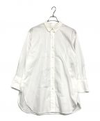 Nobleノーブル）の古着「2イージーケアオーバーコクーンシャツ」｜ホワイト