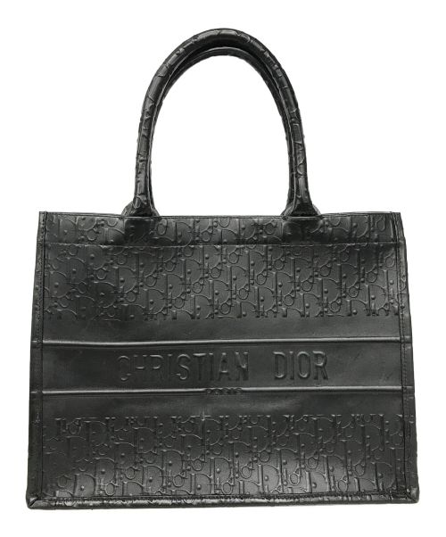 Christian Dior（クリスチャン ディオール）Christian Dior (クリスチャン ディオール) ブックトートバッグ ブラックの古着・服飾アイテム