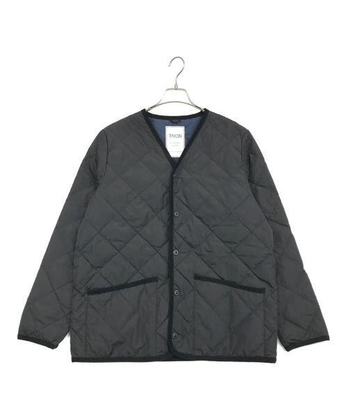 TAION（タイオン）TAION (タイオン) キルティングジャケット ブラック サイズ:SIZE XLの古着・服飾アイテム