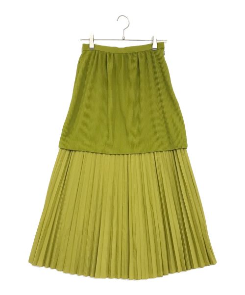 ELENDEEK（エレンディーク）ELENDEEK (エレンディーク) プリーツスカート グリーン サイズ:SIZE 02の古着・服飾アイテム
