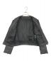 KINU (キヌ) ラムレザージャケット ブラック サイズ:SIZE　M：7800円