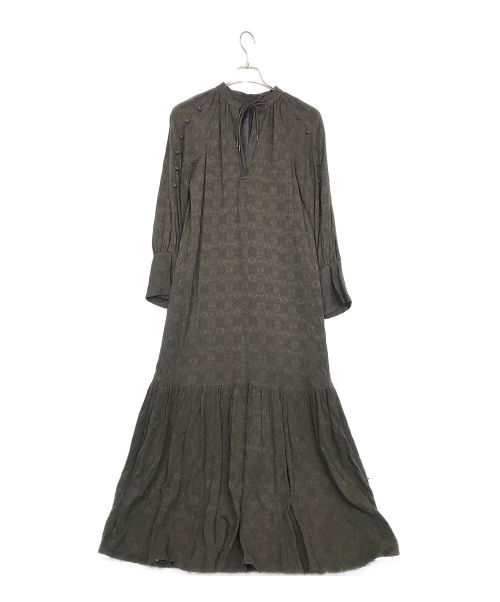 PUBLIC TOKYO（パブリックトウキョウ）PUBLIC TOKYO (パブリックトウキョウ) PREMIUM Gathered Dress/プレミアムギャザードレス グリーン サイズ:SIZE　Fの古着・服飾アイテム
