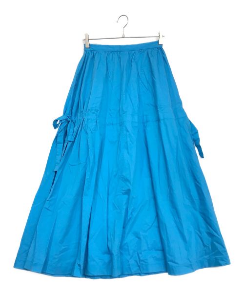 LE CIEL BLEU（ルシェルブルー）LE CIEL BLEU (ルシェルブルー) フレアスカート ブルー サイズ:SIZE 38の古着・服飾アイテム