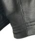 中古・古着 BLACK LABEL CRESTBRIDGE (ブラックレーベル クレストブリッジ) シングルライダースジャケット ブラック サイズ:SIZE　L：22000円