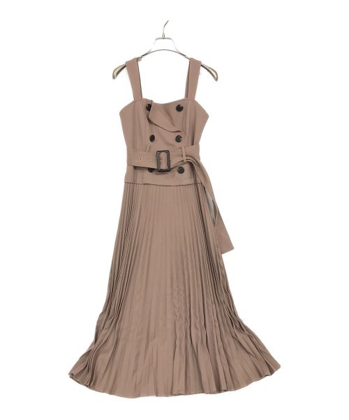 Snidel（スナイデル）Snidel (スナイデル) トレンチジャンパースカート ピンク サイズ:SIZE　0の古着・服飾アイテム