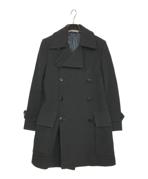 BALENCIAGA（バレンシアガ）BALENCIAGA (バレンシアガ) ダブルブレストチェスターコート ブラック サイズ:SIZE　44の古着・服飾アイテム