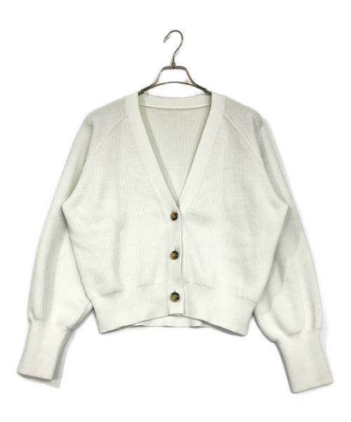 MICA&DEAL（マイカ＆ディール）MICA&DEAL (マイカ＆ディール) ニットカーディガン ホワイト サイズ:SIZE　Fの古着・服飾アイテム