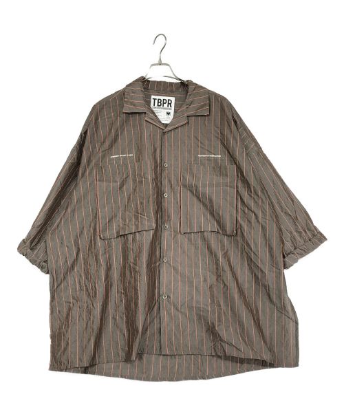 TIGHTBOOTH PRODUCTION（タイトブースプロダクション）TIGHTBOOTH PRODUCTION (タイトブースプロダクション) 半袖シャツ ブラウン×オレンジ サイズ:SIZE　XLの古着・服飾アイテム