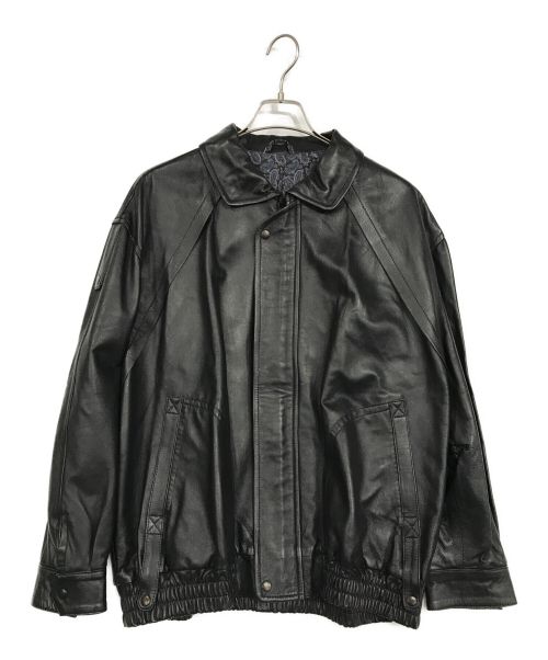 adarcrea（アダルクレア）adarcrea (アダルクレア) レザージャケット ブラック サイズ:Mの古着・服飾アイテム