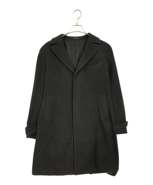 TAGLIATORE（タリアトーレ）TAGLIATORE (タリアトーレ) ウールチェスターコート ブラック サイズ:48/Rの古着・服飾アイテム