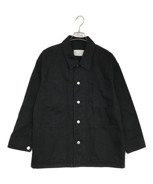 MACPHEE（マカフィー）MACPHEE (マカフィー) コットンブラックデニム ワークジャケット ブラック サイズ:36の古着・服飾アイテム