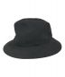 Yohji Yamamoto pour homme (ヨウジヤマモト プールオム) Wrinkled Gabardine Fedora hat ブラック サイズ:SIZE 4：10000円