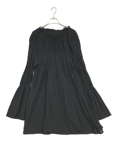 Ameri（アメリ）Ameri (アメリ) チュニックブラウス ブラック サイズ:SIZE　Fの古着・服飾アイテム