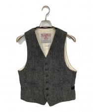 Harris Tweed (ハリスツイード) BEAMS PLUS (ビームスプラス) ツイードベスト グレー サイズ:M