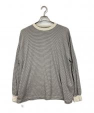 ONC MERINO (オーエヌシーメリノ) メリノウールボーダーカットソー ブラック×ホワイト サイズ:表記無し
