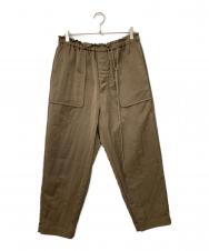 ATON (エイトン) 200SE TRAPERED PANTS/テーパードパンツ ブラウン サイズ:06