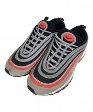 NIKE (ナイキ) スニーカー グレー×レッド サイズ:27.0
