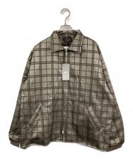 BEAMS PLUS (ビームスプラス) Grease Jacket Bright Grid ベージュ サイズ:L 未使用品