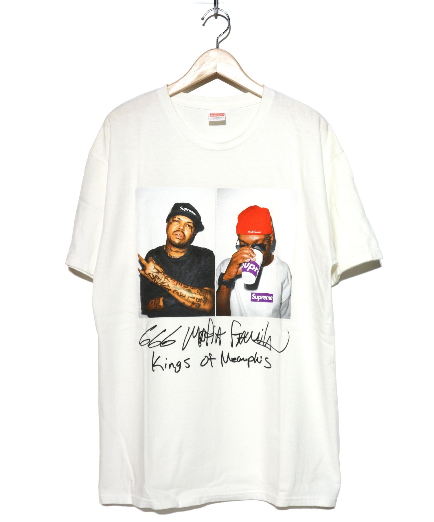 中古 古着通販 Supreme シュプリーム Tシャツ ホワイト サイズ L Three Six Mafia Tee ブランド 古着通販 トレファク公式 Trefac Fashion