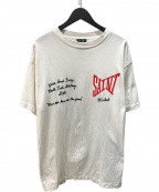 SAINT MICHAEL（セントマイケル）の古着「21s S/S TEE LOGO　ロゴTシャツ」｜ホワイト
