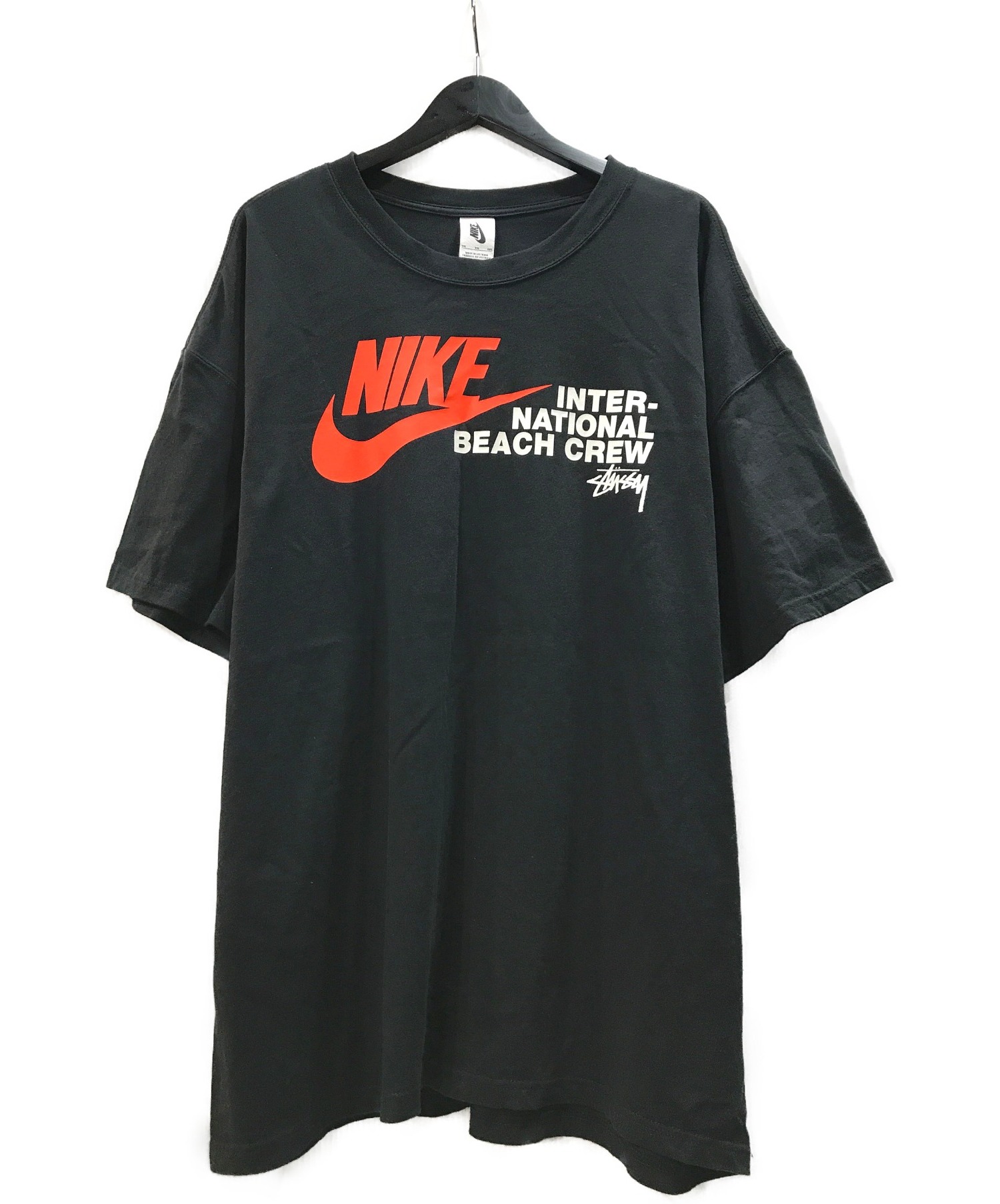 NIKE LAB×STUSSY (ナイキラボ×ステューシー) REACH THE BEACH POSSE Tシャツ ブラック サイズ:XXL  DD3070-010