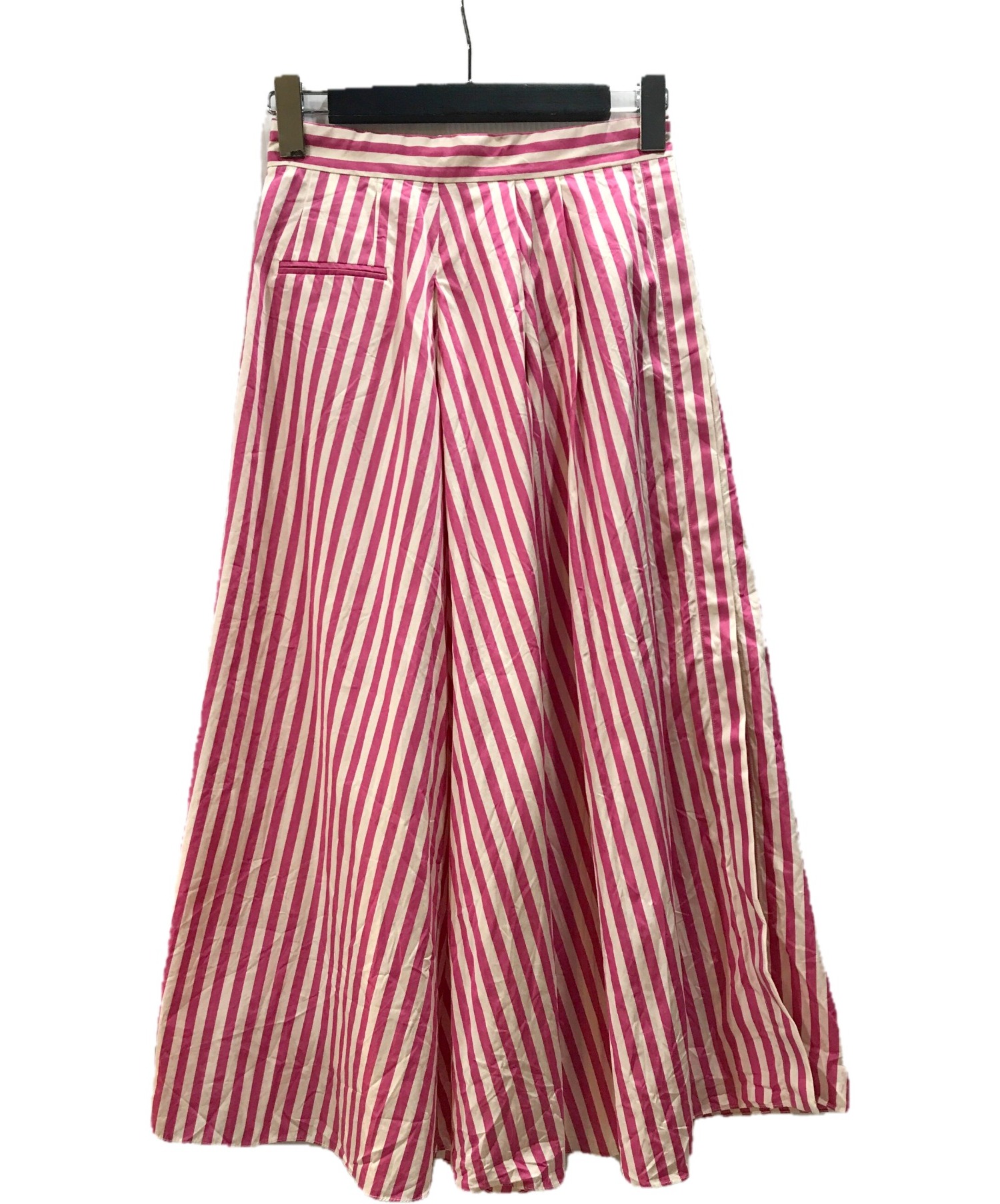 MAISON RABIH KAYROUZ (メゾン・ラビ・カイルー) ストライプスカート ピンク サイズ:34 Drawer 6524-343-1445