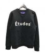 Etudes（エチュード）の古着「フロントロゴ クルーネックスウェット」｜ブラック