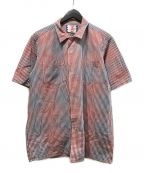 son of the cheese（サノバチーズ）の古着「RED BLUE SHIRT ギンガムチェックシャツ」｜レッド×ブルー