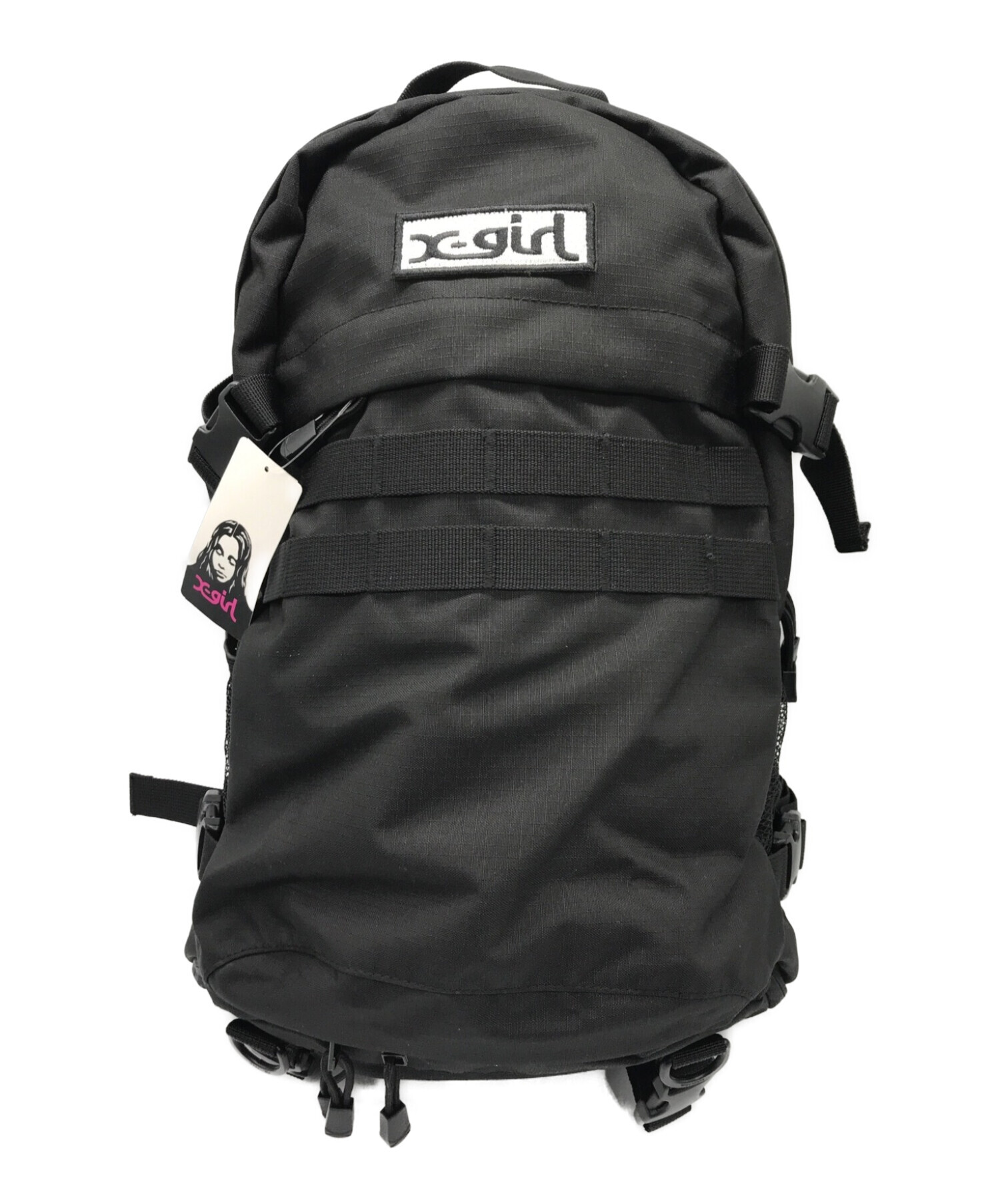 中古 古着通販 X Girl エックスガール Adventure Backpack アドベンチャー バックパック ブラック ブランド 古着通販 トレファク公式 Trefac Fashion